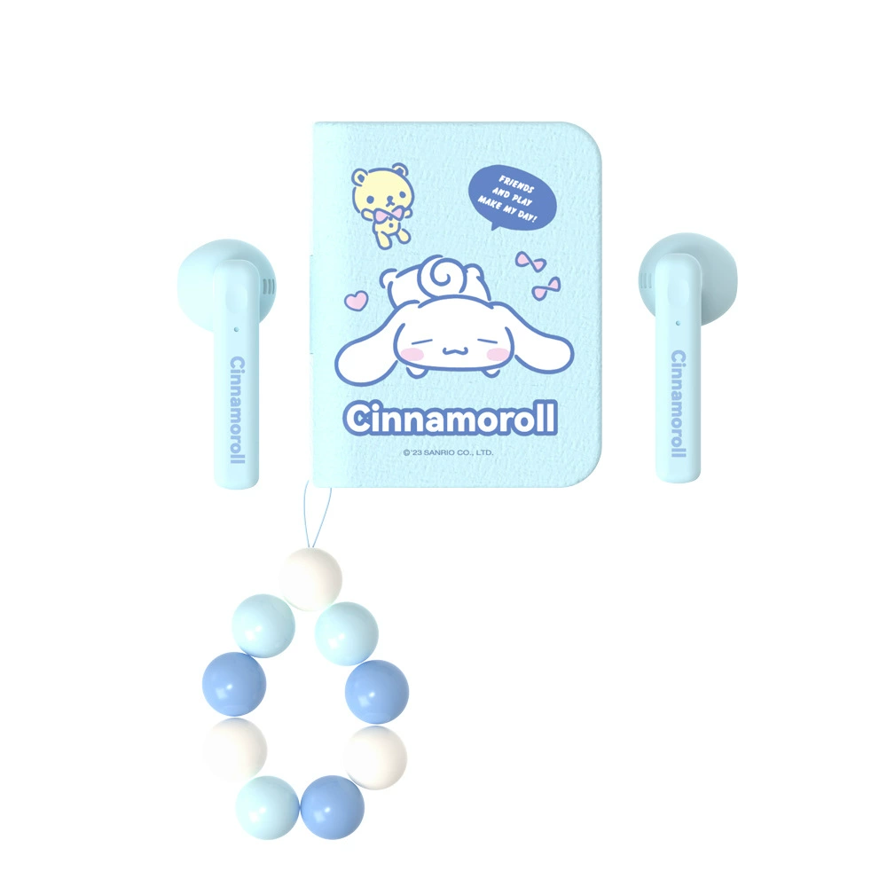 Подлинный (Genuine) наушники Bluetooth с куклой Sanrio, Kuromi Cinnamon собака, наушники беспроводные, версия 5.0, совместная модель