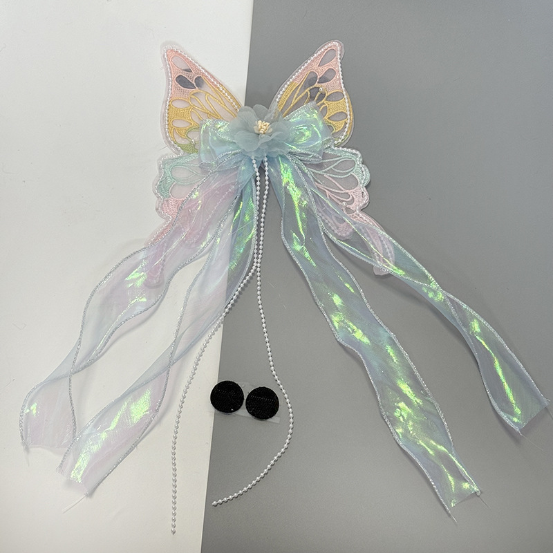 Motorcycle Helmet Bow Decoration Internet Popular Women's Pedal Battery Car Decoration Ribbon Oversized Full Helmet Accessories