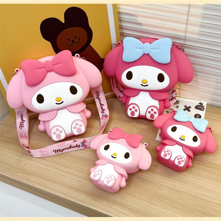Three dimensional cartoon wallet one shoulder