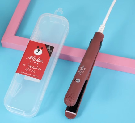 Cabello recto y cabello rizado de doble propósito mini tabla de plancha pequeña barra de rizado especial para cejas permacapellar clip de tabla de alisado portátil