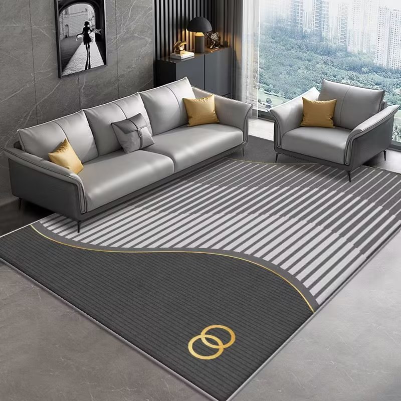 Italiano minimalista cristal terciopelo ins estilo sala de estar alfombra absorbente dormitorio cama manta sala de estar baño piso mat