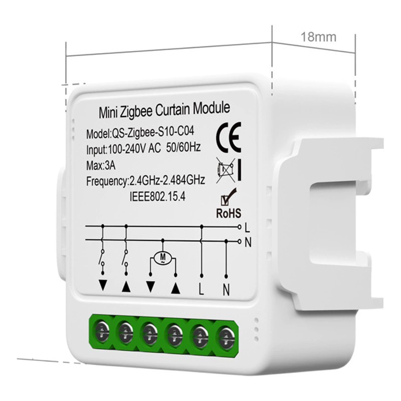 Модуль переключателя штор с граффити, переключатель WIFI/zigbee, трансграничная поддержка Yandex/Google/Alexa