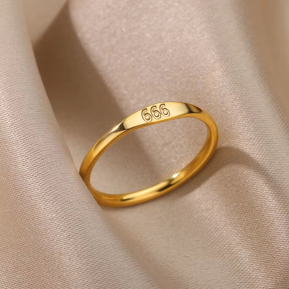 5g Weight 0.03µm-0.05µm Gold Plating Thickness PVD Coated Gold Plating Process Real Gold Plated Plating Material Rings Classification 18K Gold Plating Color 10, 7, 9 Ring Size 1 Piece Quantity Daily Occasion 304 Stainless Steel Material Number Pattern All Seasons Season Unisex Gender Simple Style Style Waterproof Non Tarnish, Plating Craft PVD Coated Real Gold Plated 18K Gold Number 304 Stainless Steel Simple Style Waterproof Non Tarnish Rings 9