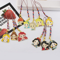 The escaped princess series handmade cute phone charm USB drive lanyard phone chain pendant bag accessory couple pendant