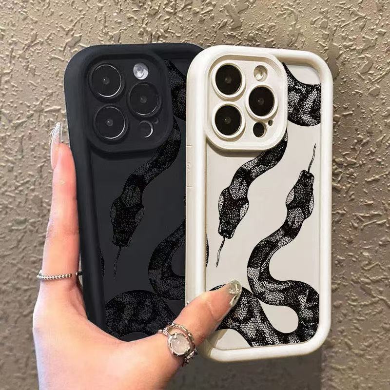 Funda para teléfono iphone16pro Apple 15/14 Diablo doble pitón 11 Europa y América 13promax nuevo 12