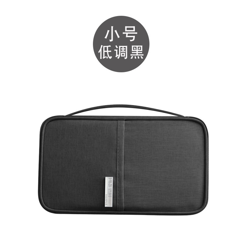 Bolsa de pasaporte de viaje grande bolsa de documento de viaje al extranjero bolsa de embrague impermeable a prueba de polvo portátil titular de la tarjeta billetera
