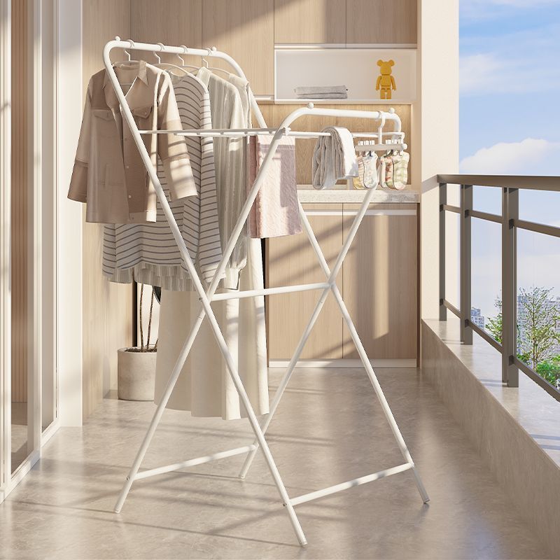 Folding Clothes Drying Rack Balcony Clothes Drying Rack Folding Household Clothes Rack Floor-Standing Heater Small Drying Clothes Rack