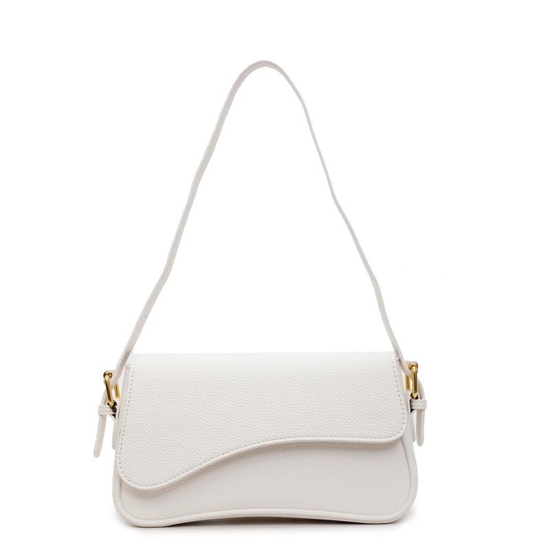 Bolso de textura transfronteriza 2025 verano nuevo bolso femenino moda patrón de lichi bolso de hombro simple bolso de mensajero de viaje