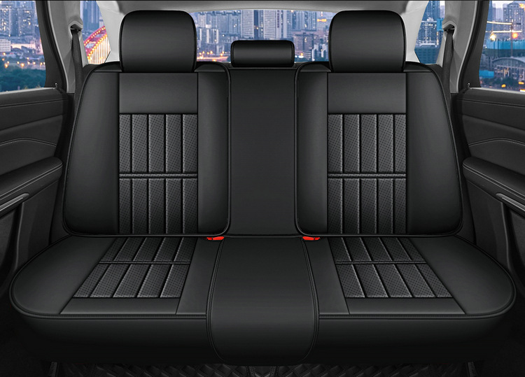 Full-Coverage Car Seat Cover, Universal for All Seasons, Perforated and Breathable, Special for Summer, Wear-Resistant, High-End Business Seat Cushion