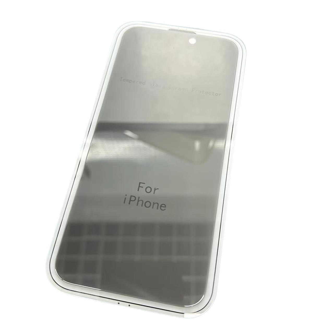 Aplicable a Apple 15 peep-prueba de película templada pantalla completa sin borde negro versión completa cubierta completa con red