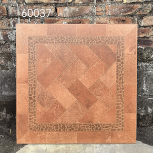 Retro brick clay antique brick 600 × 600 outdoor yard floor tile restaurant B & B anti-slip floor villa tile