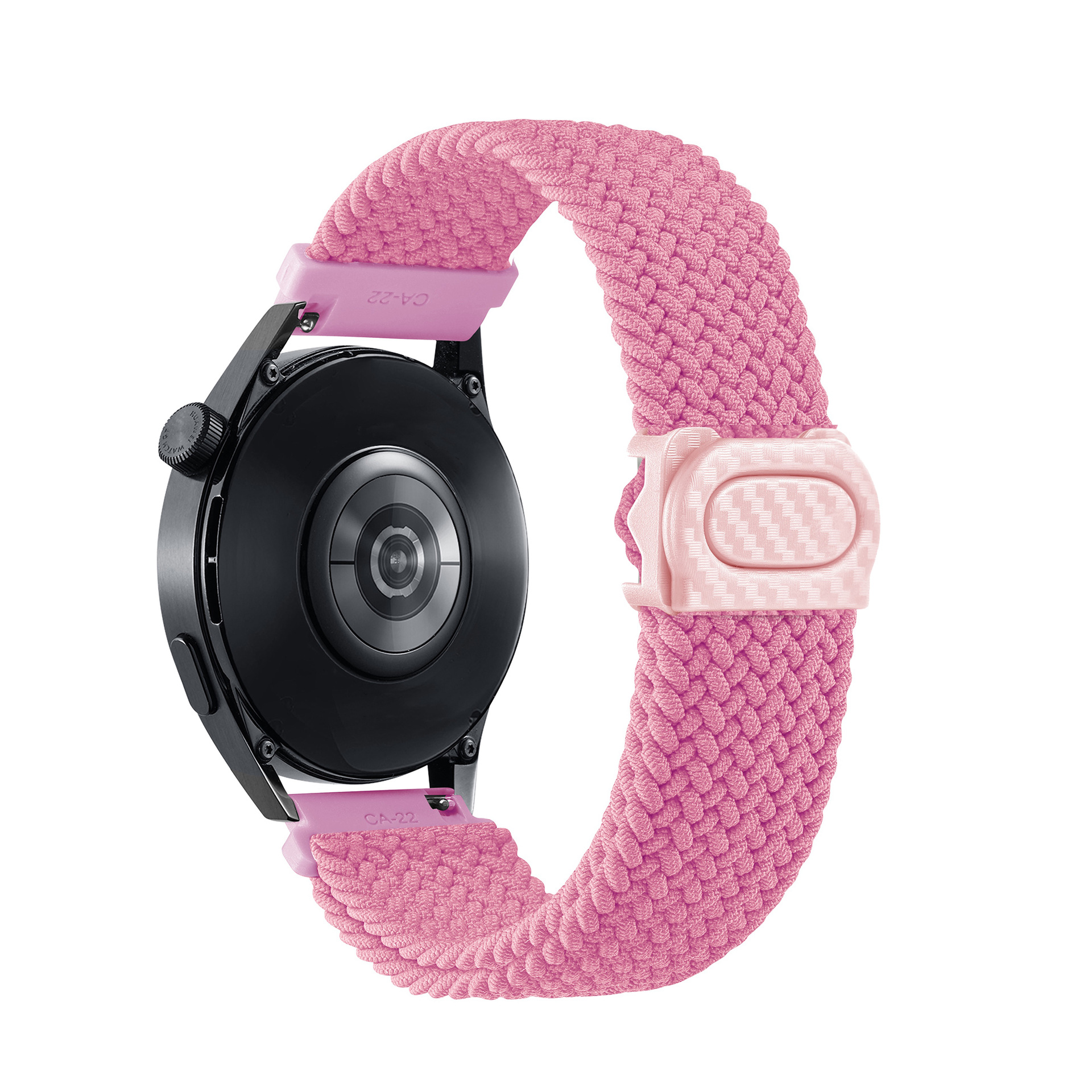 It is suitable for the carbon fiber texture snap braided strap of Samsung watch4657 and the strap of Huawei watch GT345 undefined