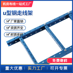 u型钢走线架多孔开放式走线架室内通信机房桥架综合机房布线架