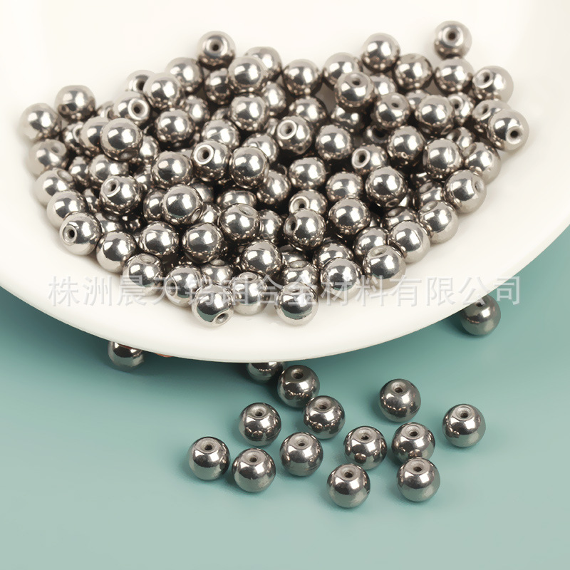 Through-hole tungsten beads for raft fishing, small weight lure weights, tungsten steel beads, spherical bullet sinkers wholesale