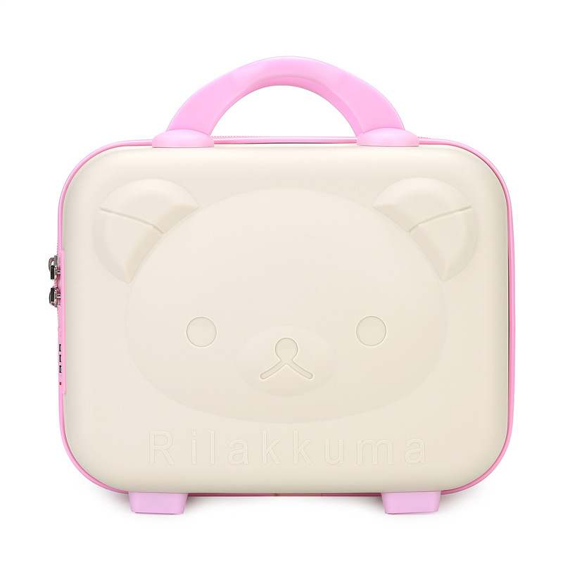 흰색과 분홍색 곰