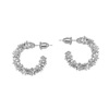 Brand earrings, advanced silver needle