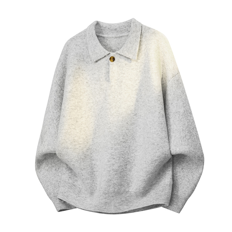 2026秋季新款青少年运动宽松加厚提花圆领毛线针织衫可机洗男款，男装针织衫/毛衣，星座614