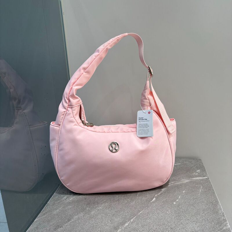 lulu女包Mini Shoulder Bag 4L腋下包饺子包通勤休闲月牙包单肩包|undefined
