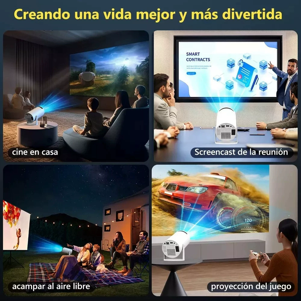 (Cross-border trading), handheld smart projector, new collection, Android 11