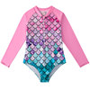 Children's swimwear, European style, long sleeve, wholesale