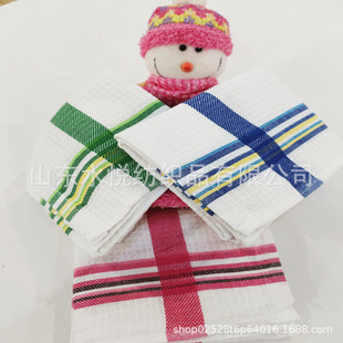 Source Spot Manufacturer Directly Supplies Tea Towels, Thickened Striped Kitchen Towels, Soft and Comfortable Tea Towels, Multifunctional Cleaning Towels