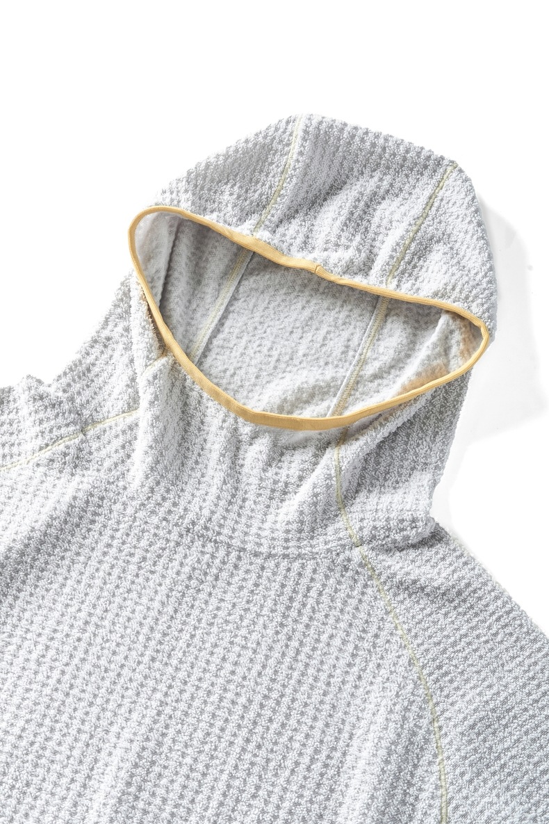 Inflation Khaki 180g Color-Block Hoodie