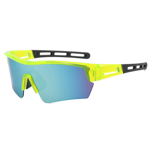 9332 Cross-border New Sports Sunglasses for Men and Women, Windproof Bicycle Sunglasses, Fashion Outdoor Riding Sunglasses, Wholesale