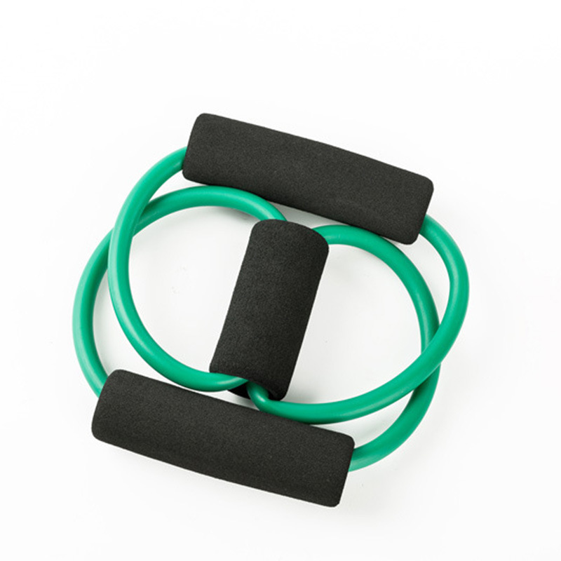 Pilates banda de resistencia Dispositivo de fitness banda de tensión cuerda de tensión de 8 palabras extensor de pecho cuerda de tensión de yoga dispositivo de tensión de fitness