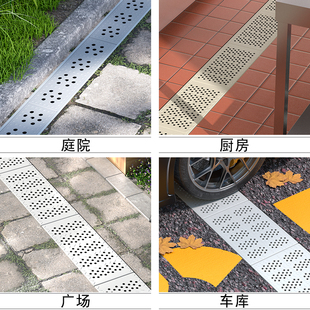 Llsmc Resin Drainage Ditch Cover Sewer Ditch Grille Ditch Cover Kitchen Ditch Rainwater Grate Open Ditch
