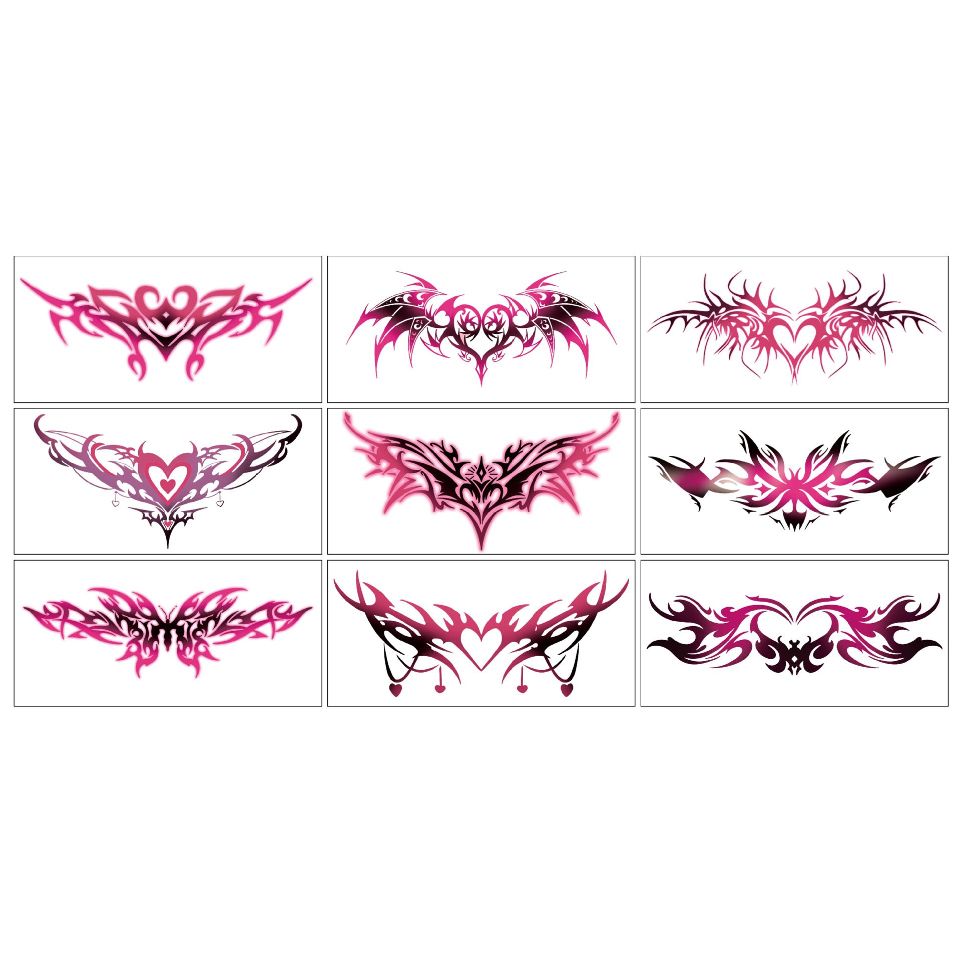 Tatouage succube B / 16*7.6 (le nombre de 9 est un ensemble)
