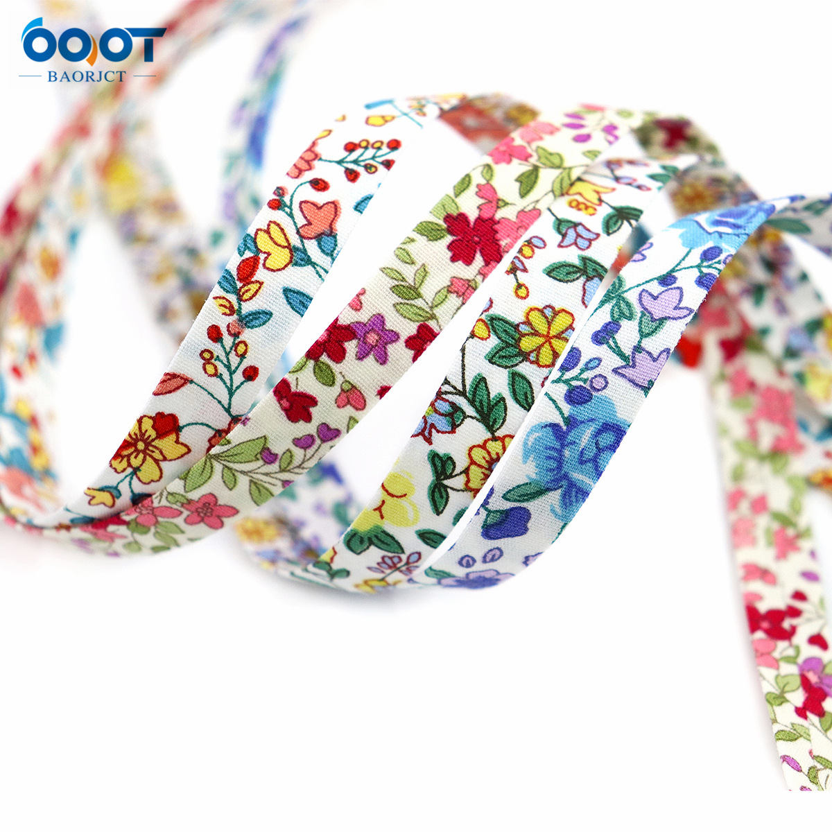 10g Weight Gift Wrapping Supplies Event & Party Supplies Ribbon Jewelry Making Type 1 Piece Quantity Casual Occasion Polyester Material Ditsy Floral Pattern Cute Style 1 Piece Polyester Ribbon Casual Cute Ditsy Floral 14