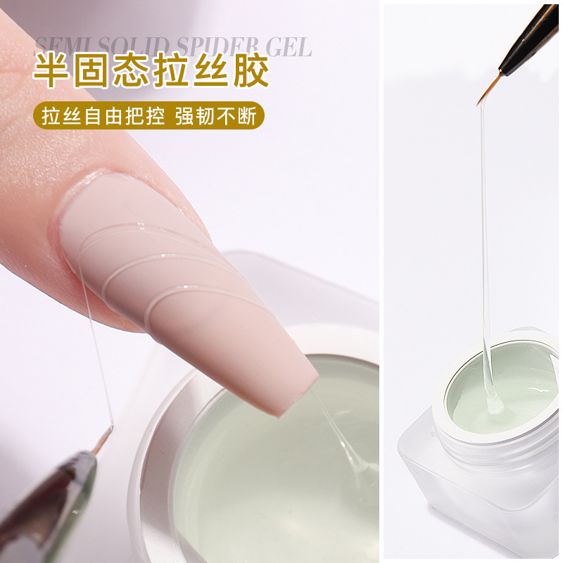 Suministro directo transfronterizo semisólido dibujo de alambre pegamento de modelado aurora polvo de hadas frotar pegamento de polvo lavable borde micro grabado pegamento de diamante adhesivo