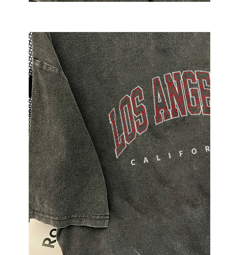 Summer Pure Cotton Short Sleeve T shirt Women Brand Preppy Top Washed Old Vintage Bottoming Shirt