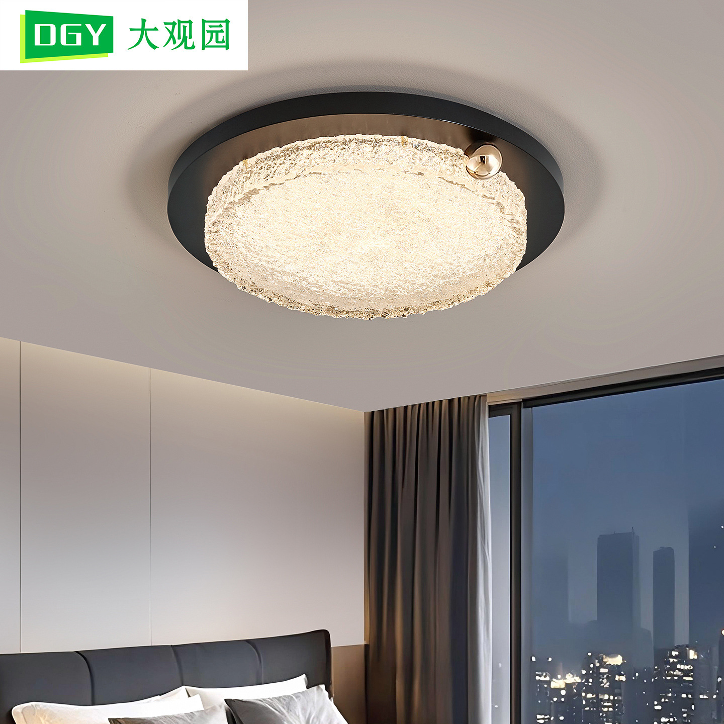 Luz de lujo italiano de lujo de alto nivel lámpara de dormitorio LED luz de techo de espectro completo protección de ojos arte creativo luminaria Zhongshan 686L
