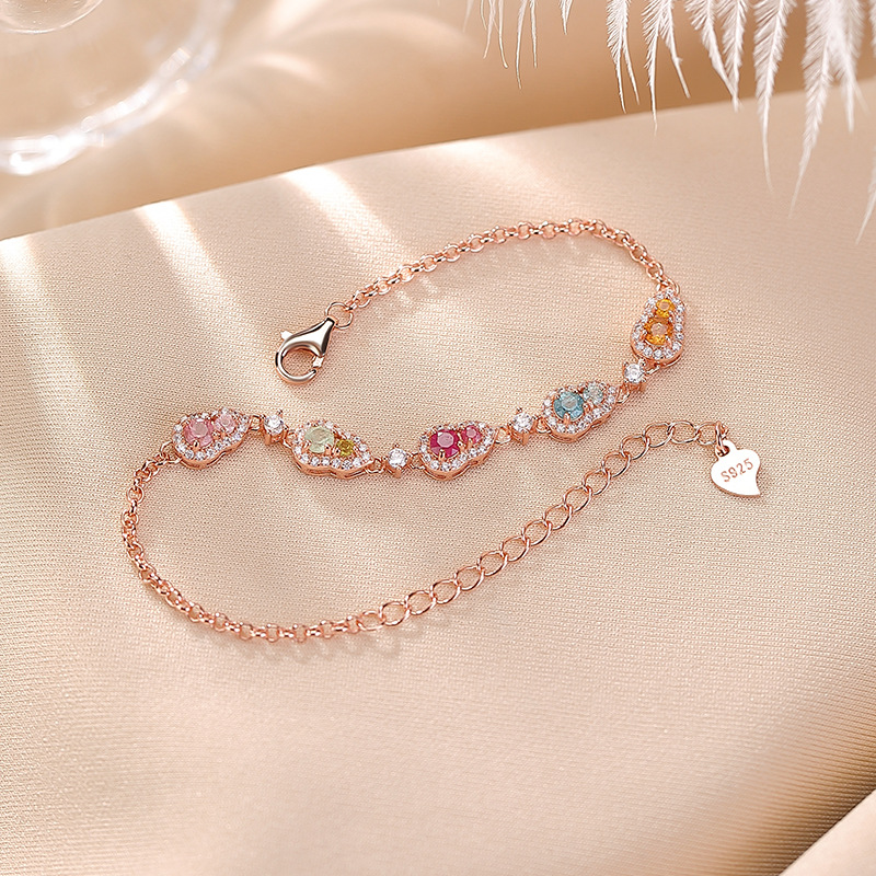 Mẫu vàng hồng (màu tourmaline ngẫu nhiên)