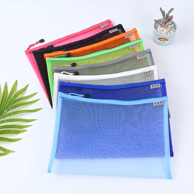 A4 단층 지퍼 가방