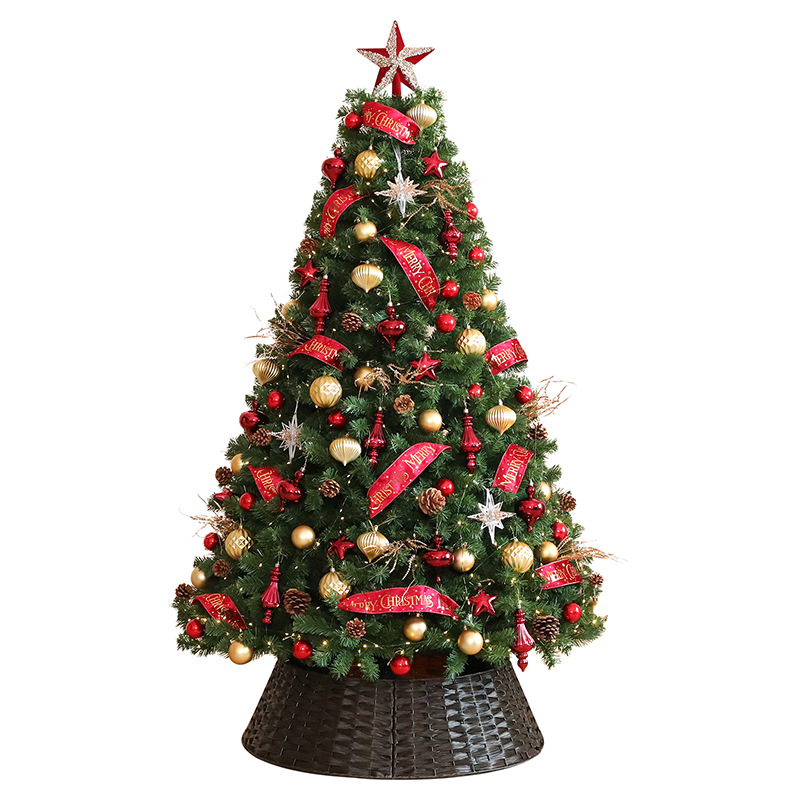 Shengyuan nuevo conjunto de árbol de Navidad de PVC hotel interior y exterior decoración de Navidad grande diseño de decoración