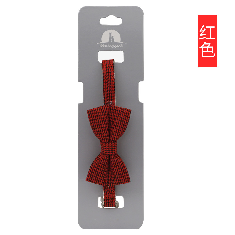 英伦风蝴蝶结宠物项圈14