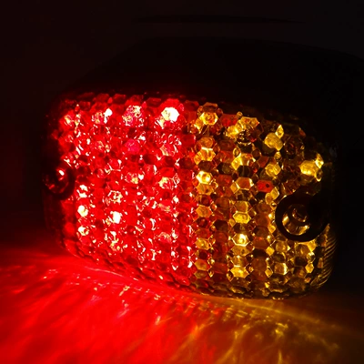 turn signal, Motorcycle tail