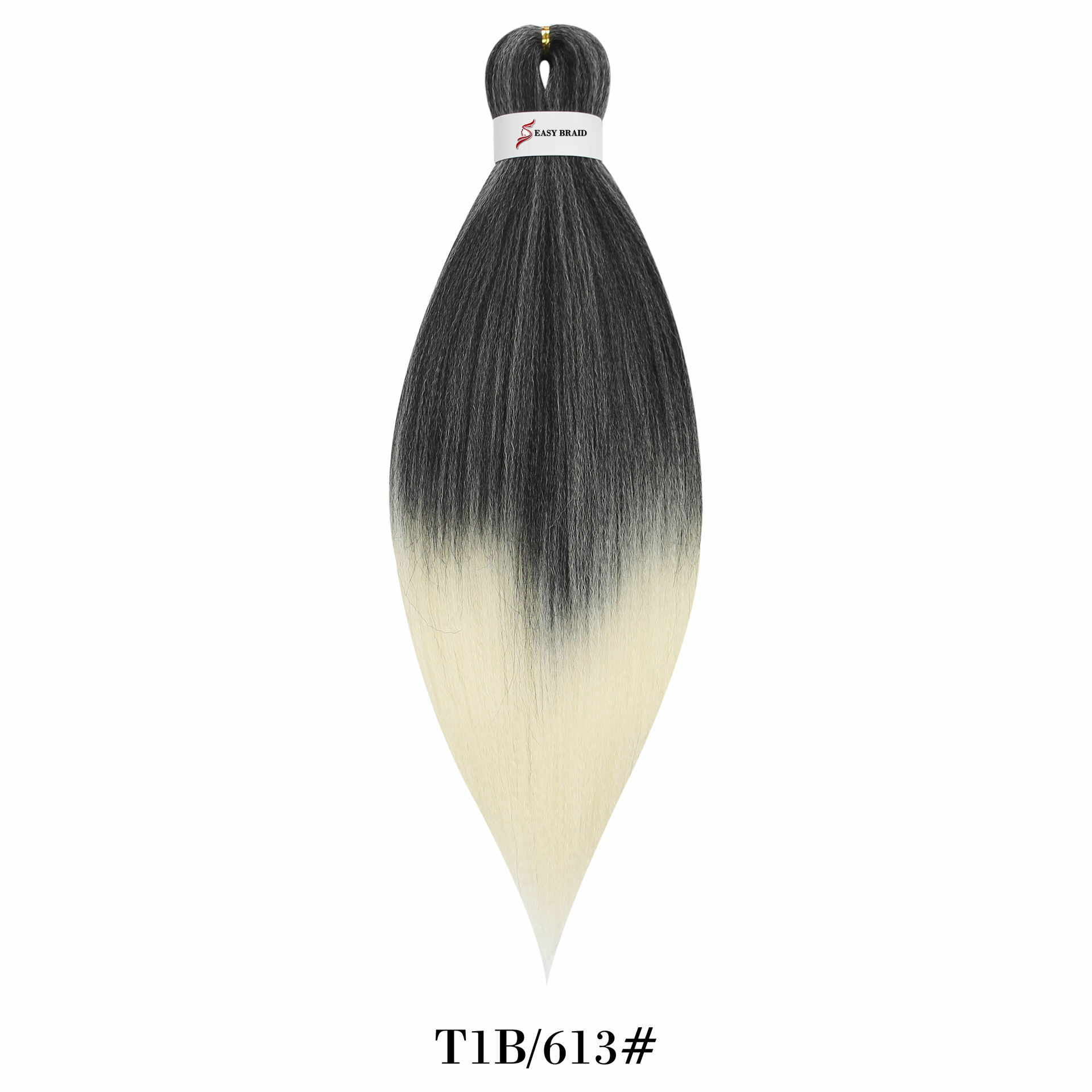 Peluca trenzada grande EZ de 26 pulgadas para mujer, peluca trenzada fácil de fibra sintética africana, suave y esponjosa, de seda de baja temperatura