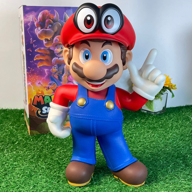30CMPVC コンビネーションシーン マリオ スーパーマリオ ルイージ キノピオ プリンセス オランウータン モデル オーナメント|undefined