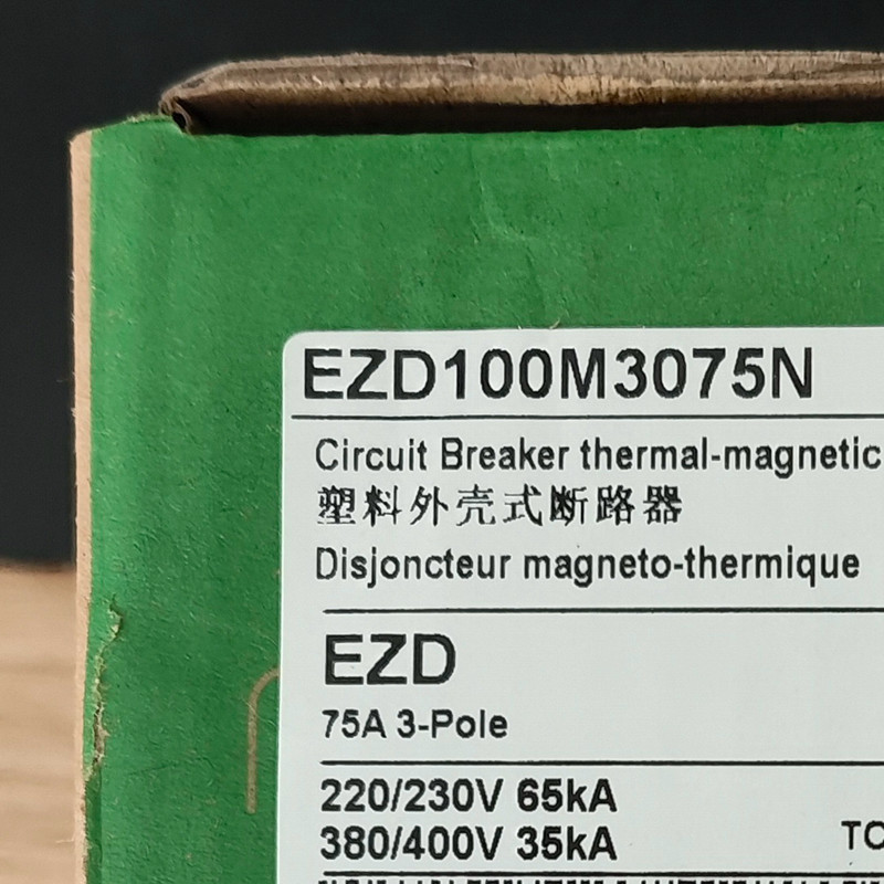 断路器EZD100M3075N塑壳断路器EZD100M3075N断路器