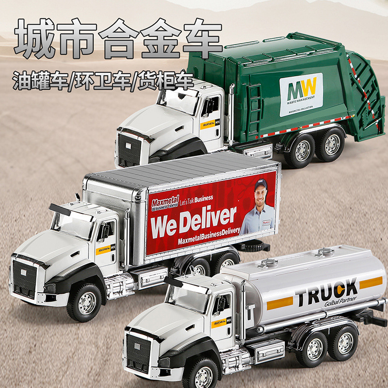 Aleación de ingeniería vehículo aleación modelo de coche ingeniería juguete inercia pull back excavadora coche aleación modelo de coche