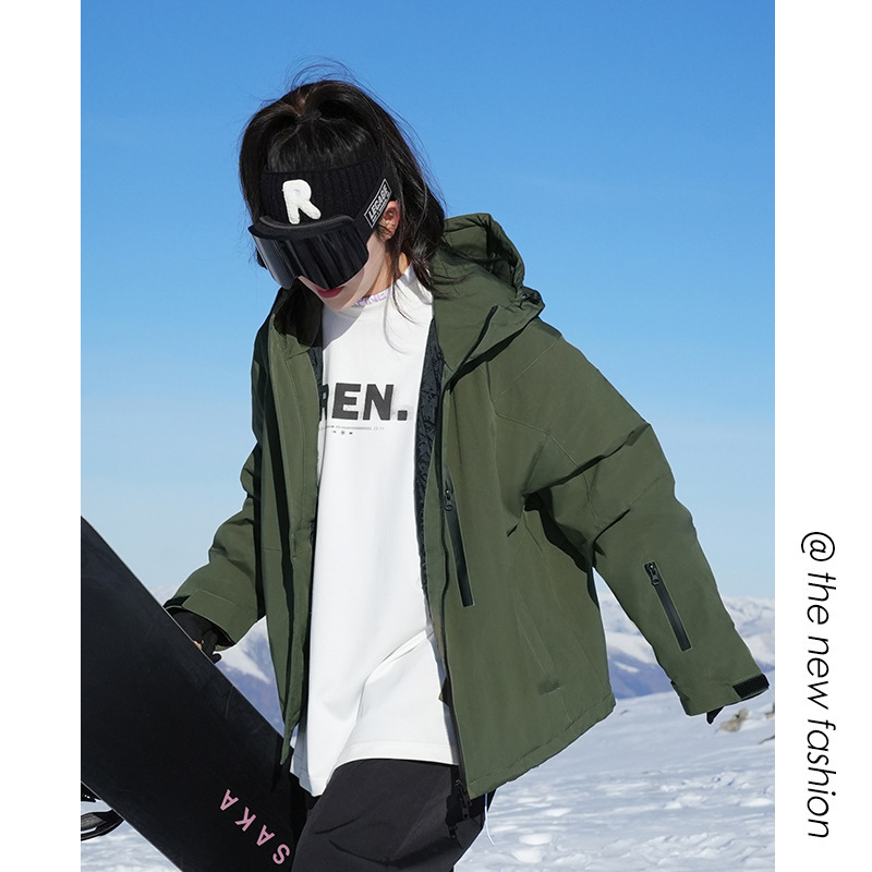 Outdoor Windproof and Water-Repellent Ski Jacket for Men, Mountaineering Jacket with Added Cotton and Thickened Insulation, Large Size Jacket Tzm70 Outdoor Windproof and Water-Repellent Ski Jacket for Men, Mountaineering Jacket with Added Cotton and Thickened Insulation, Large Size Jacket Tzm70