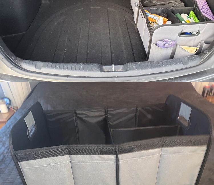 Cross-border outdoor car storage box Amazon car storage box car storage portable folding back box manufacturers