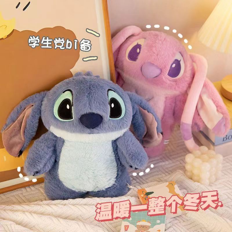 スティッチ人形湯たんぽ、海外で人気のぬいぐるみ、女の子向け水注入式湯たんぽ、ハンドウォーマーギフト、越境で売れ筋|undefined