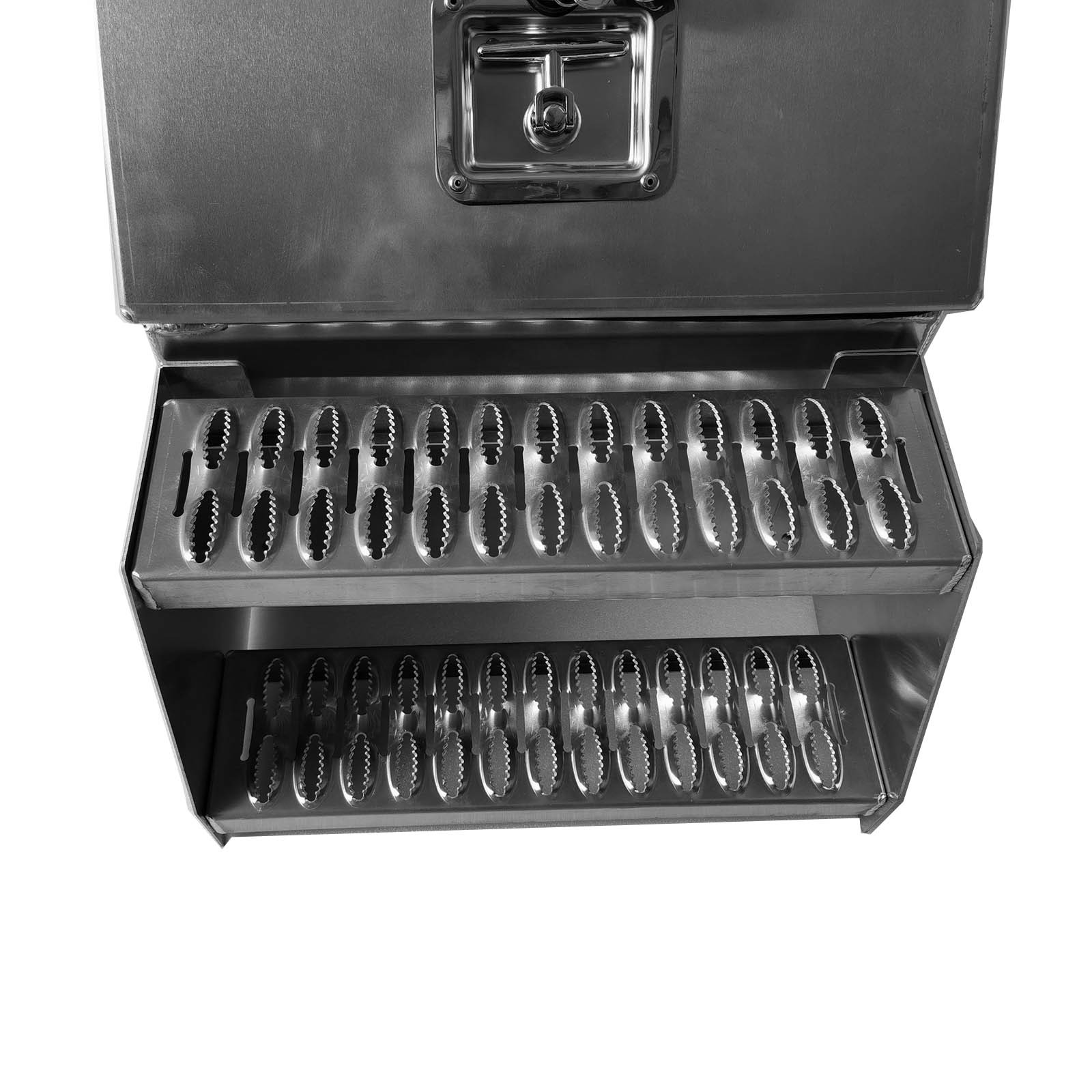 Cross-Border Best-Selling Aluminum Pickup Tool Box 18inch Large Cargo Truck Step Storage Tool Box Step Box