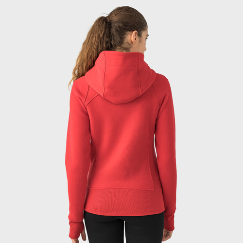 Shishizhihui autumn and winter new velvet hooded zipper sports jacket women's casual outdoor sports fitness yoga wear