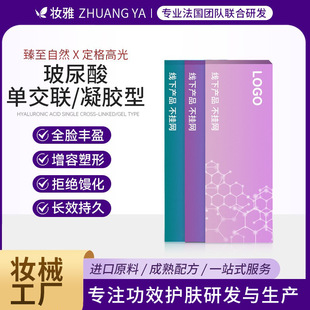 Hyaluronic Acid Plumps Facial Shaping, Plumps Lips, Temples, Apple Muscles, Large, Medium and Small Molecules, Single Cross-Linked Gel Type Wave