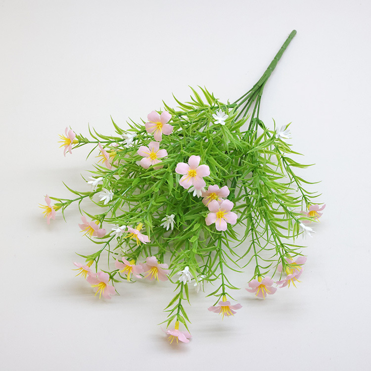 야생화 안개꽃 핑크